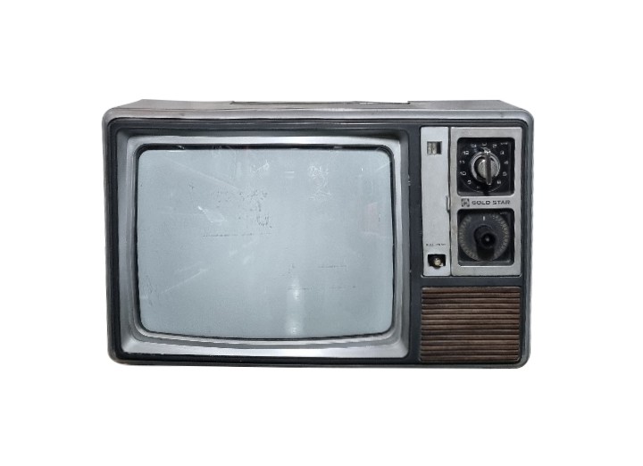194-1b33. 81년식 금성TV - 작동 X