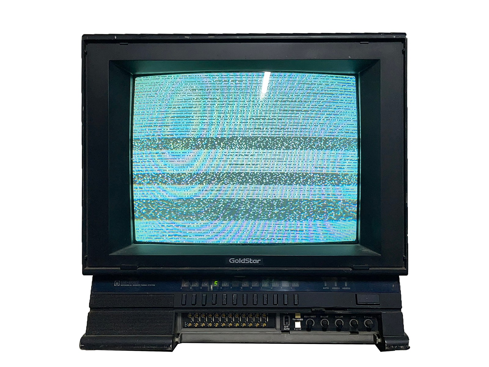 178-1b7. 85년식 금성TV - 작동 가능
