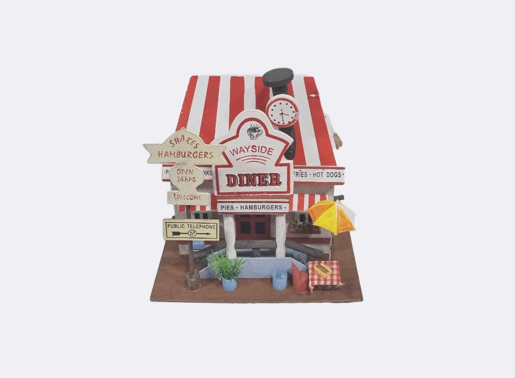 540. 장식품 WAYSIDE DINER (장난감 집)