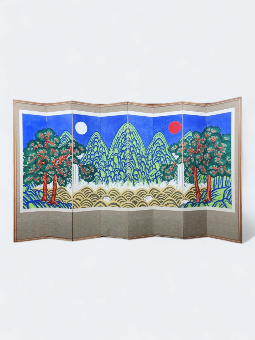 1824-6. 병풍(일월오봉도)