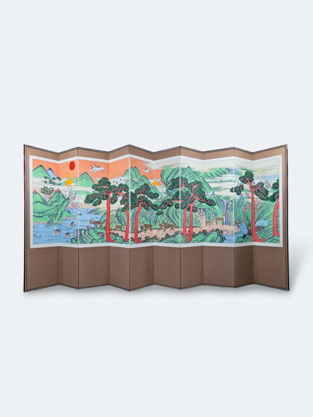 1830-6. 병풍(십장생도, 글씨)
