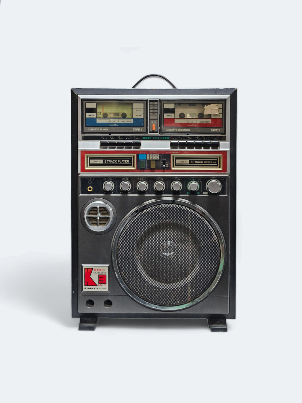 1963-B. 옛날 가라오케 기계(노래방, 카세트형, sanyo)