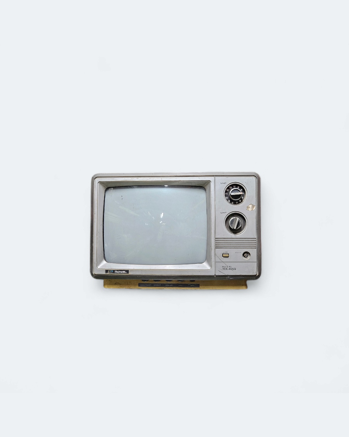 2464-1a22. 옛날 TV(테레비, 티비)(로얄,ROYAL)