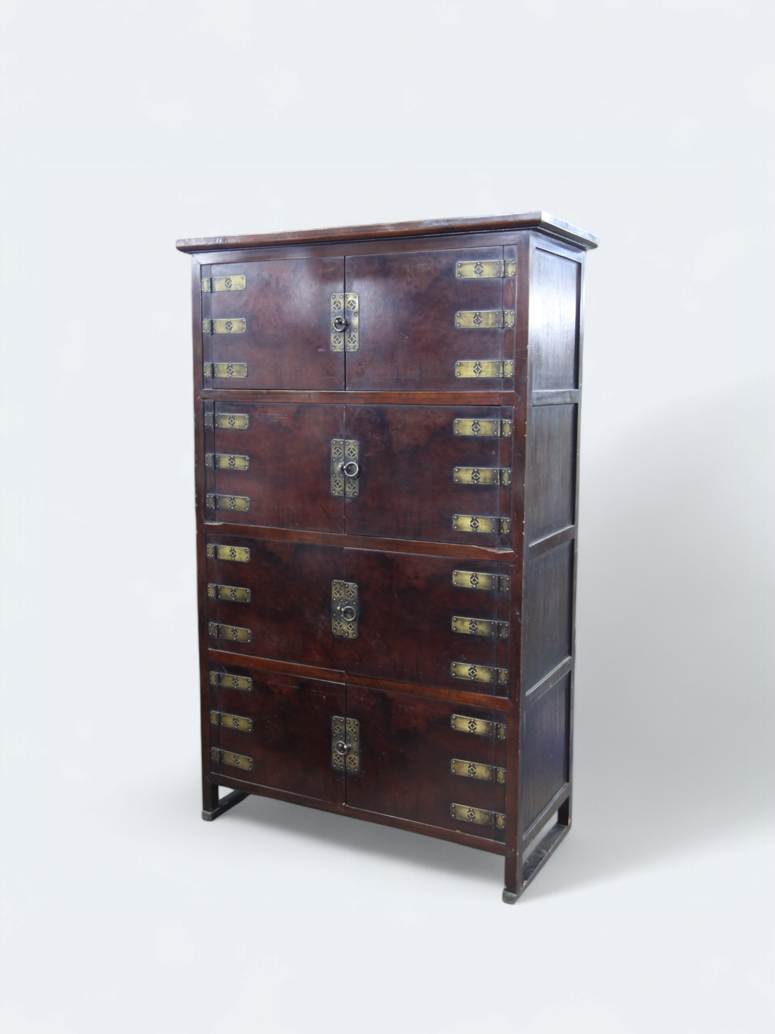 3350-9. 사층찬장(고가구, 사극가구, 책장)